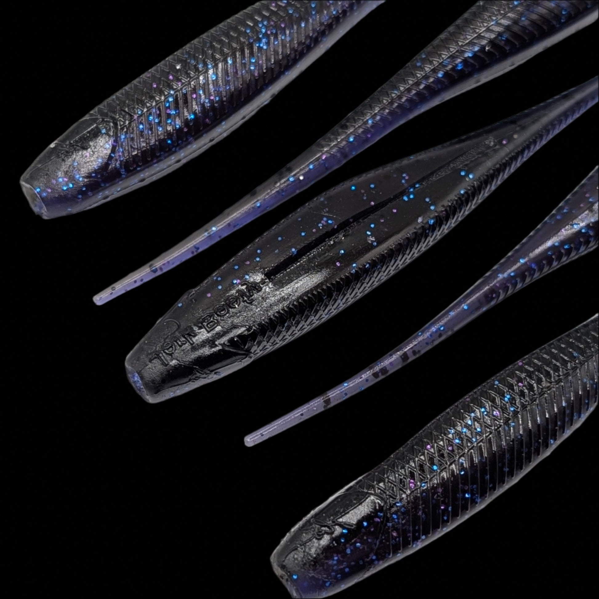 5 inch Jerk Beefy jerk bait | Midnight Grape – Jonah Lure Works Nine Lives Soft Plastic Jerk Bait