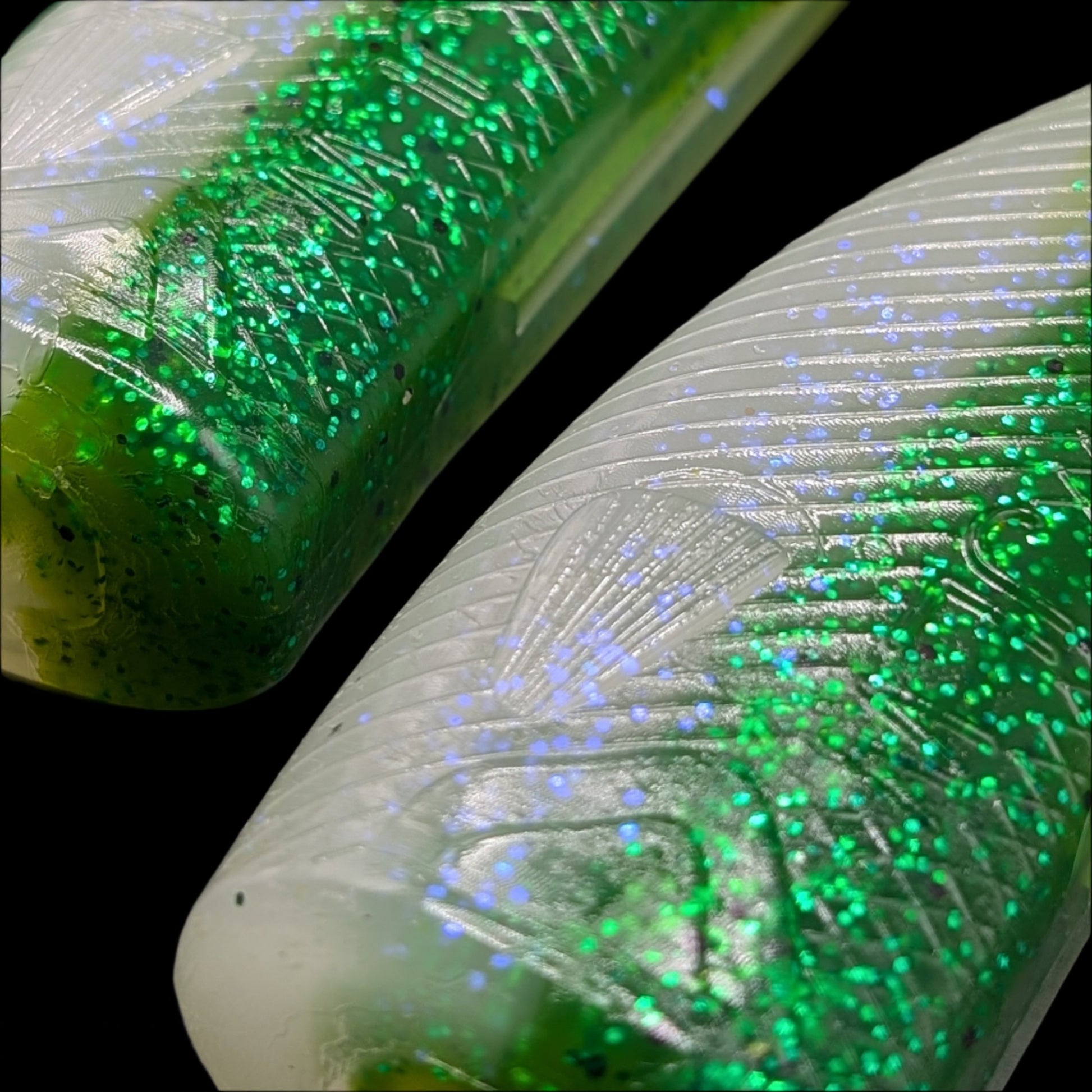 8 inch paddle tail swim bait | Baby Green – Jonah Lure Works Nine Lives Soft Plastic Swim Bait