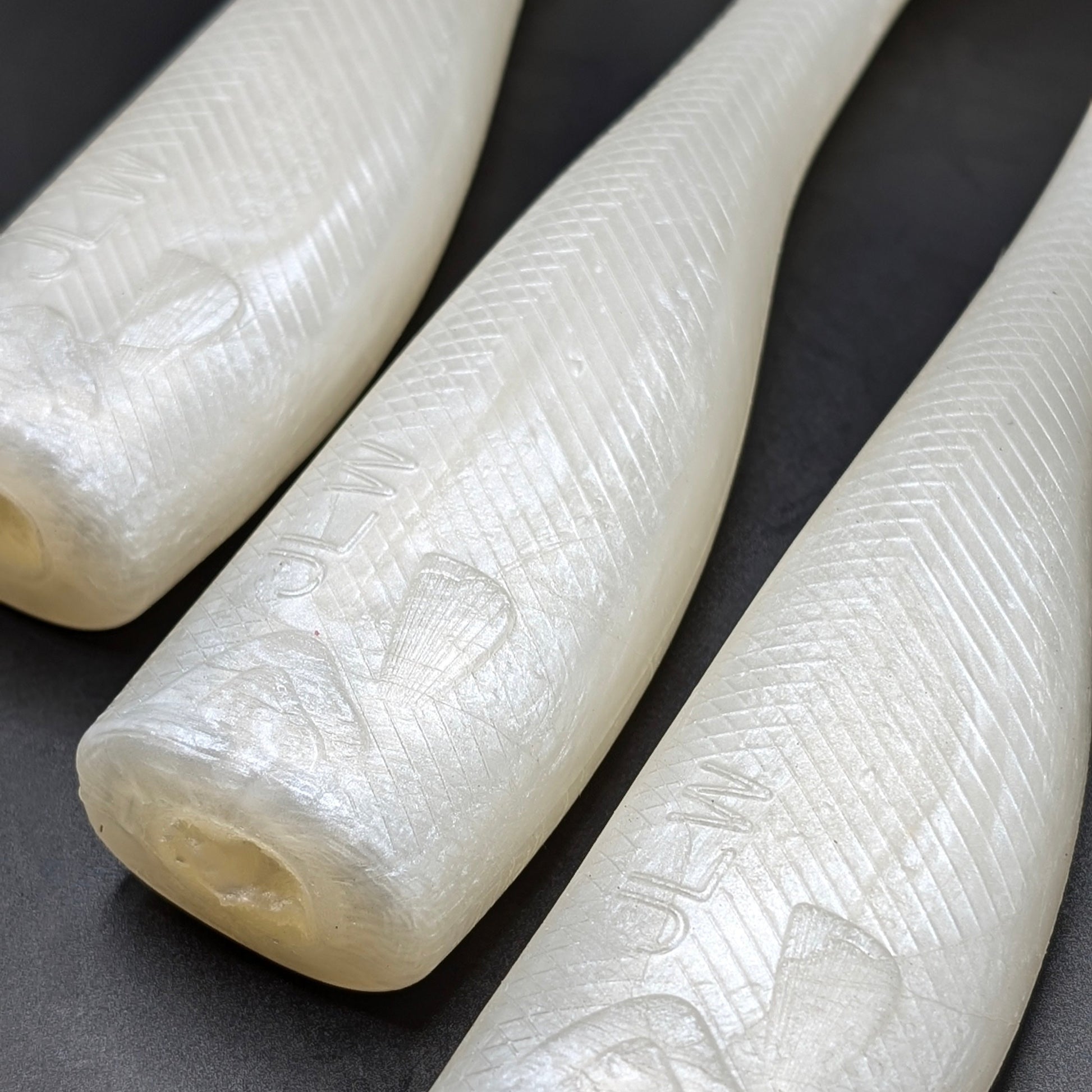 8 inch paddle tail swim bait | Bone Glo – Jonah Lure Works Nine Lives Soft Plastic Swim Bait