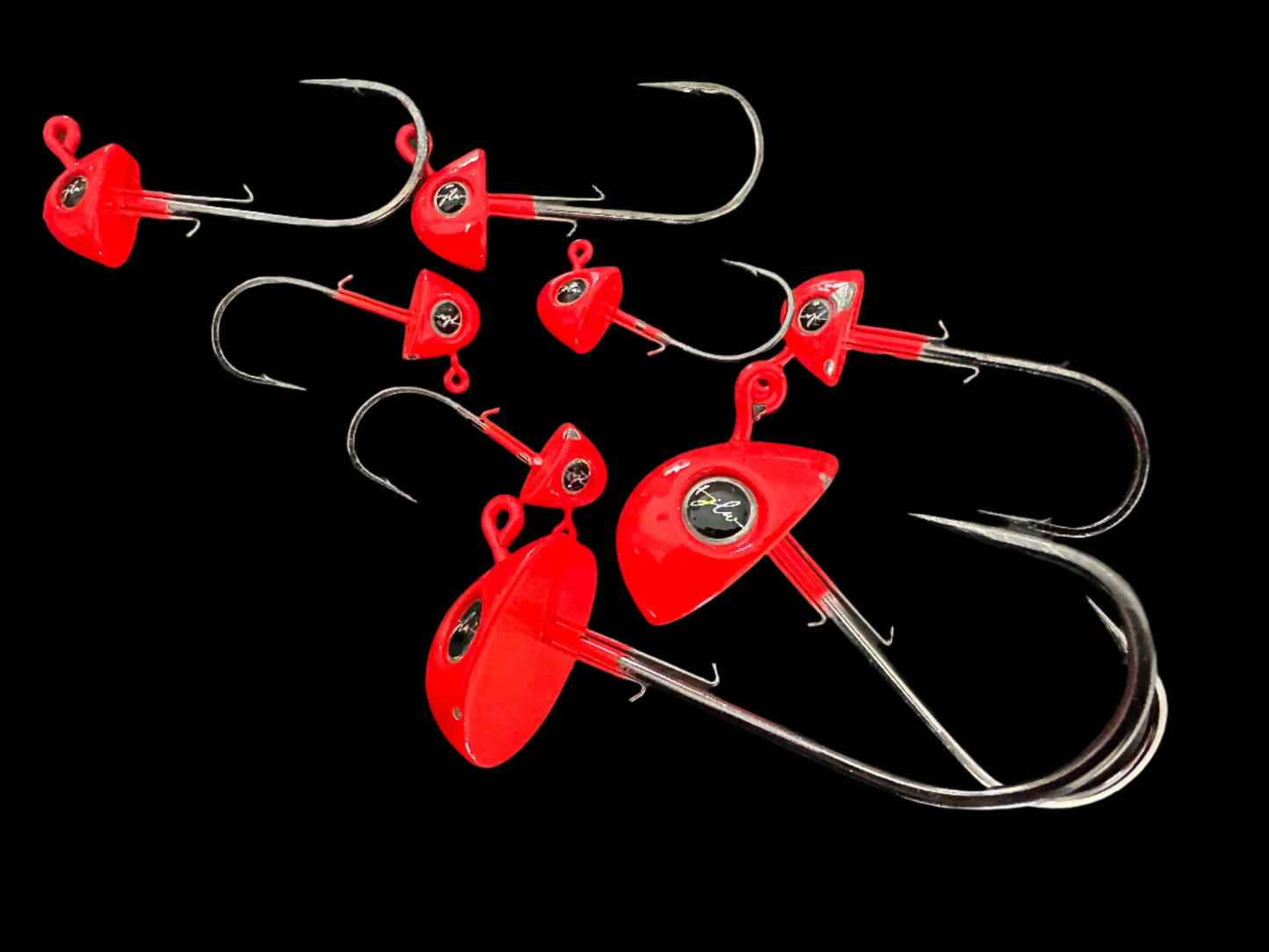 4” Paddle Head - BLEMISHED - 1/2oz 6/0 hook - 3 pack