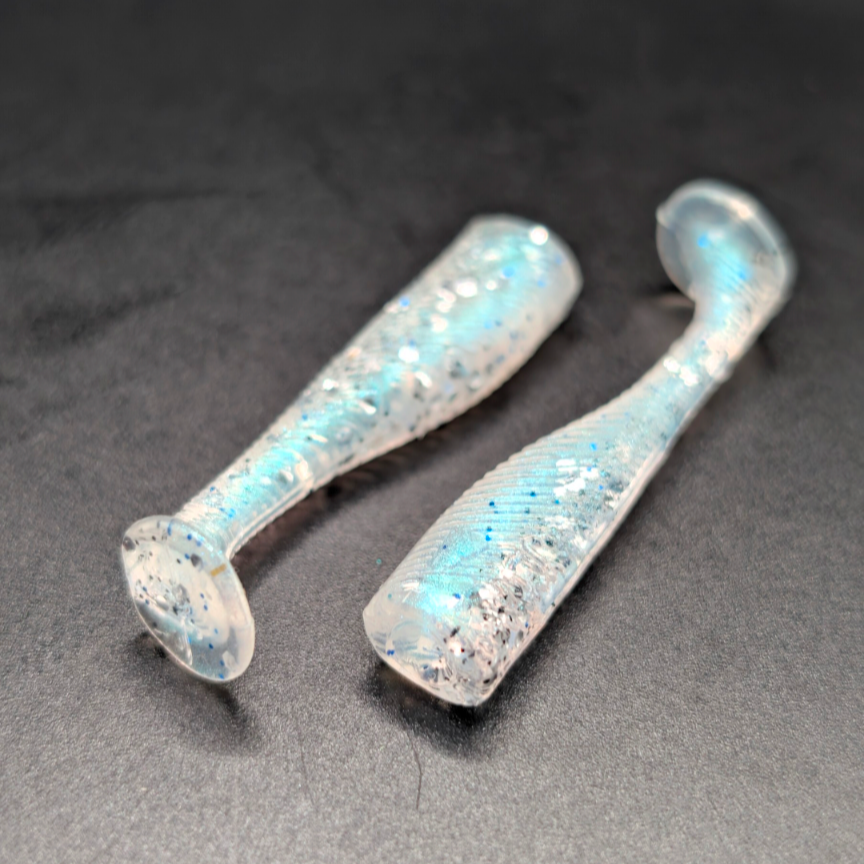 1.5 inch Lil Timmy micro paddle tail swim bait | Anomaly – Jonah Lure Works Nine Lives Soft Plastic Swim Bait