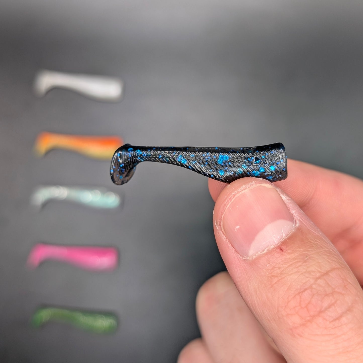 1.5 inch Lil Timmy micro paddle tail swim bait | Whoopin – Jonah Lure Works Nine Lives Soft Plastic Swim Bait