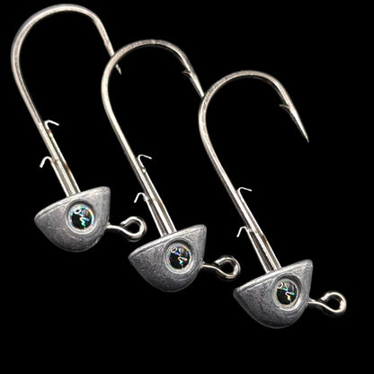 4" Paddle Jig Head | Raw 15g – Jonah Lure Works Paddle Head