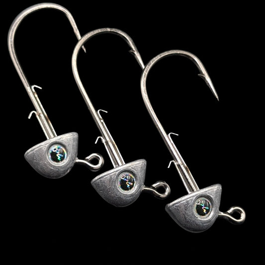 4" Paddle Jig Head | Raw 15g – Jonah Lure Works Paddle Head