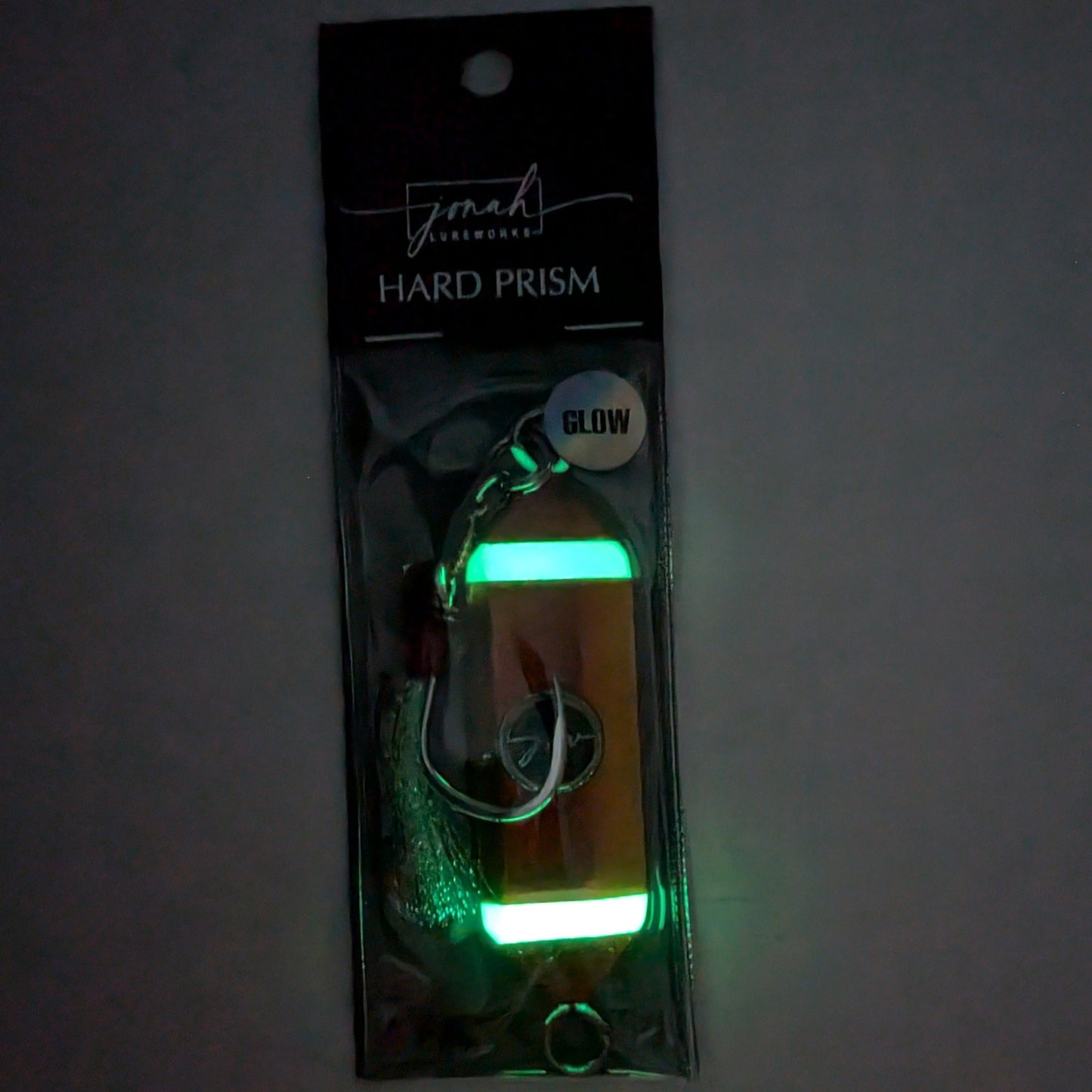 76g Hard Jig | Mango Glo dark – Jonah Lure Works Nine Lives Hard Prism Jig