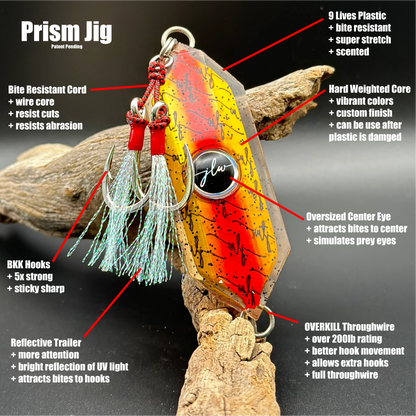 84g Soft Jig | Mango – Jonah Lure Works Nine Lives Soft Prism Jig