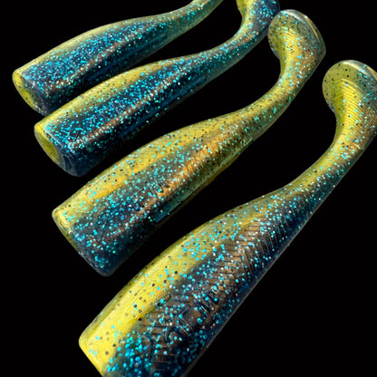 4" Nine Lives™ Paddle Tail