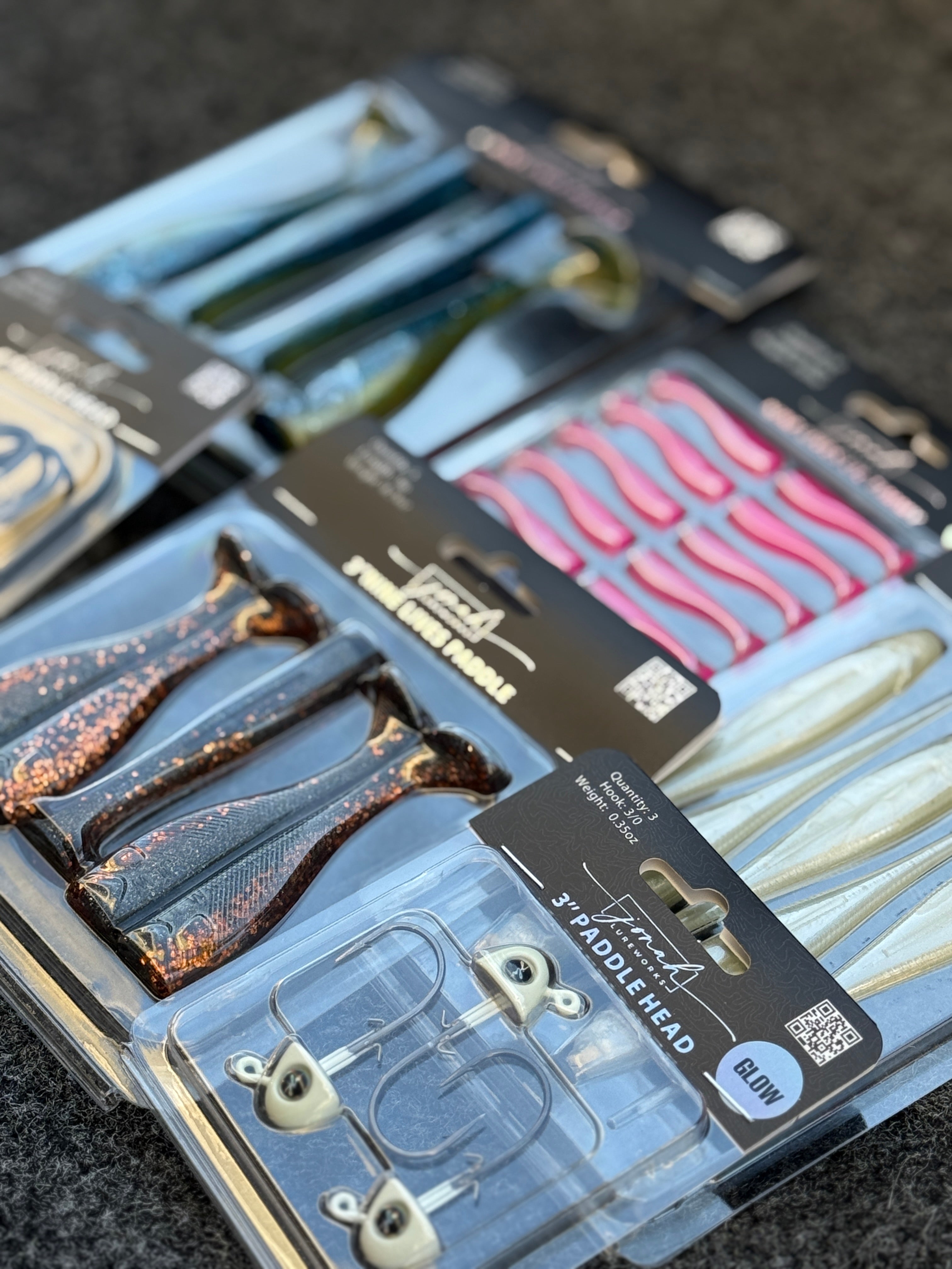 Jonah Lure Works | Premium Paddle Tail Swim Baits & Slow Pitch Jigs